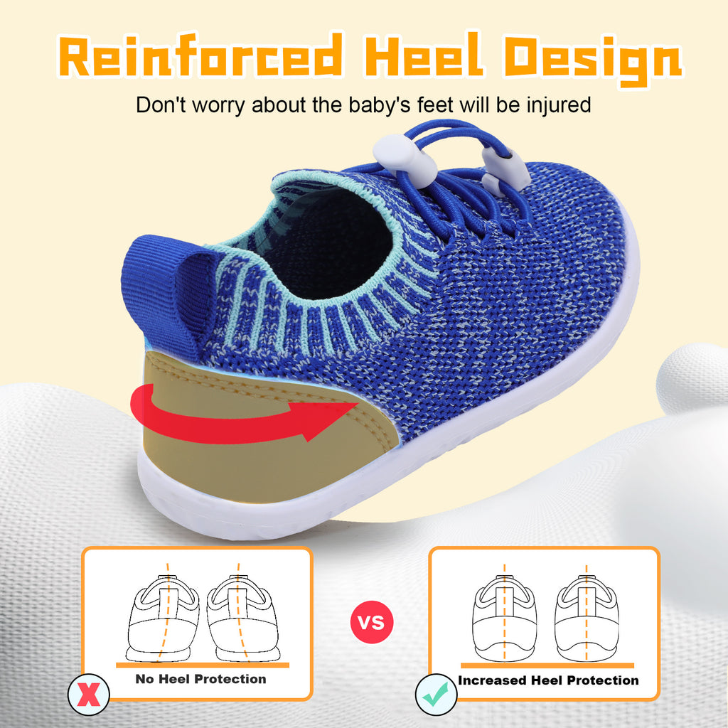 Toddler Blue Colorful Running Shoes