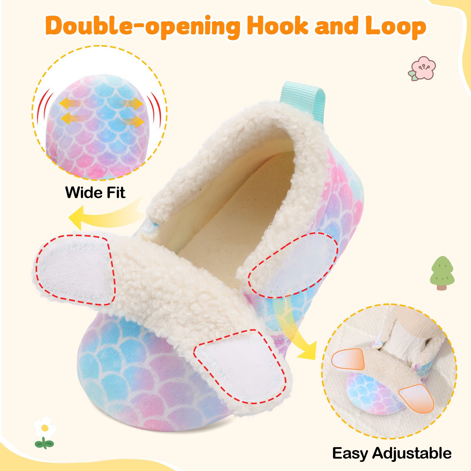 Kid Color Scale Slipper B