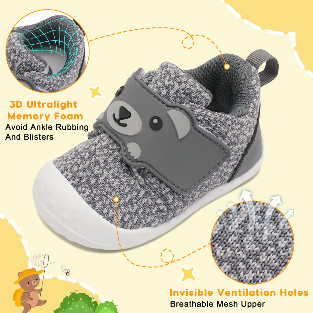 Baby Grey Running Shoes