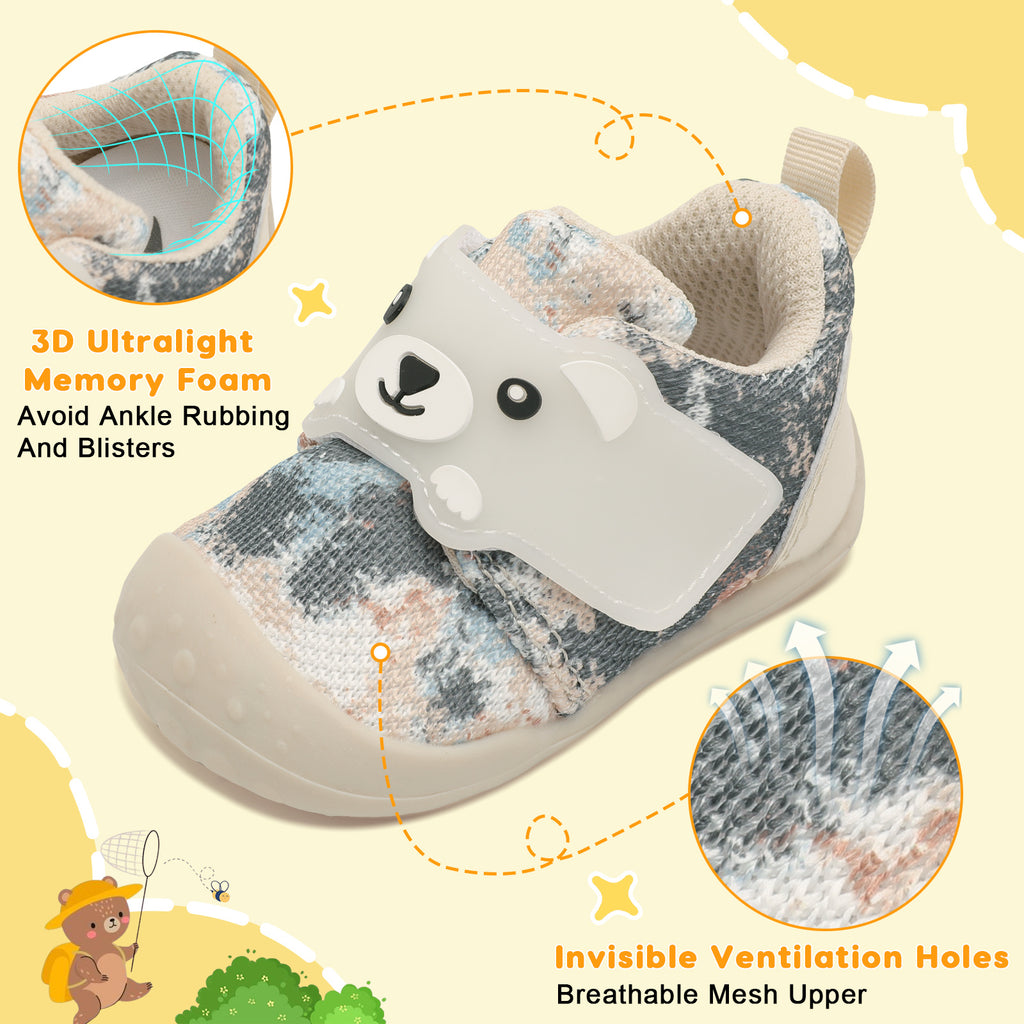 Baby BeigeCamo Running Shoes