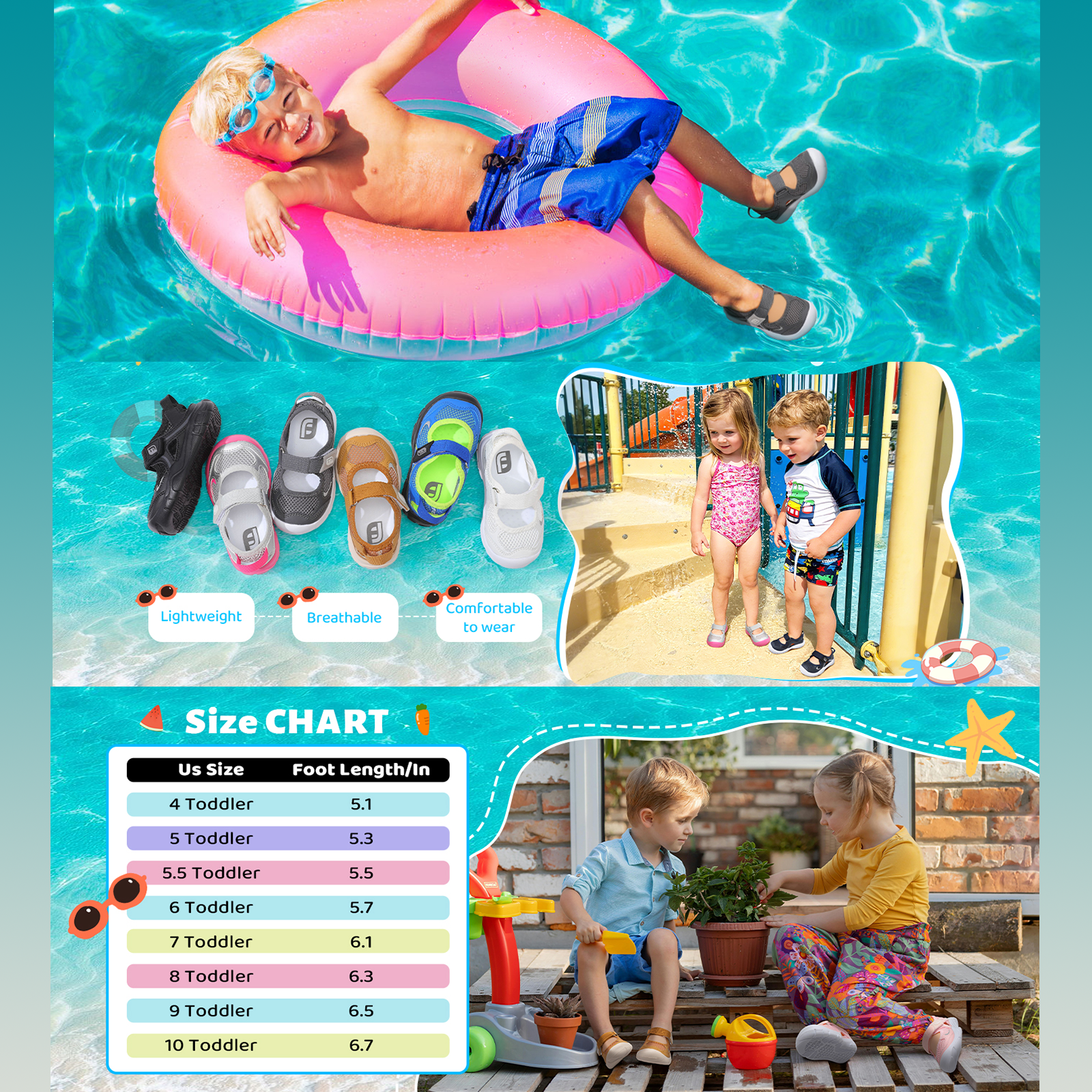 Kid Pink Water shoe D
