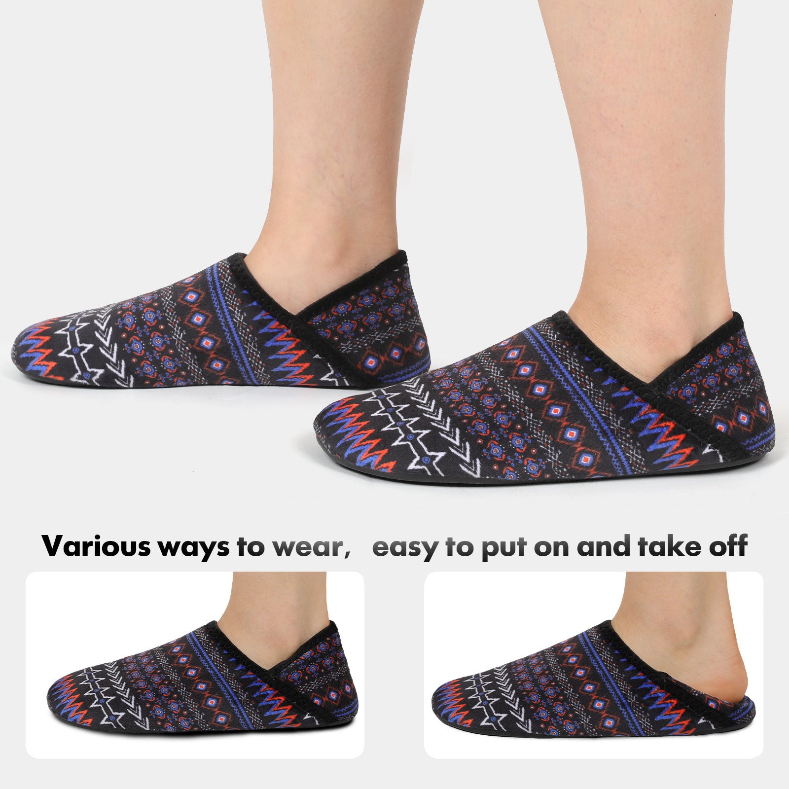 Adult BlackBohemia House Shoes B