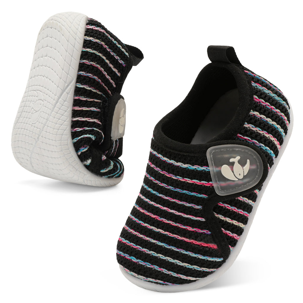 Baby BlackColorful Walk shoe F