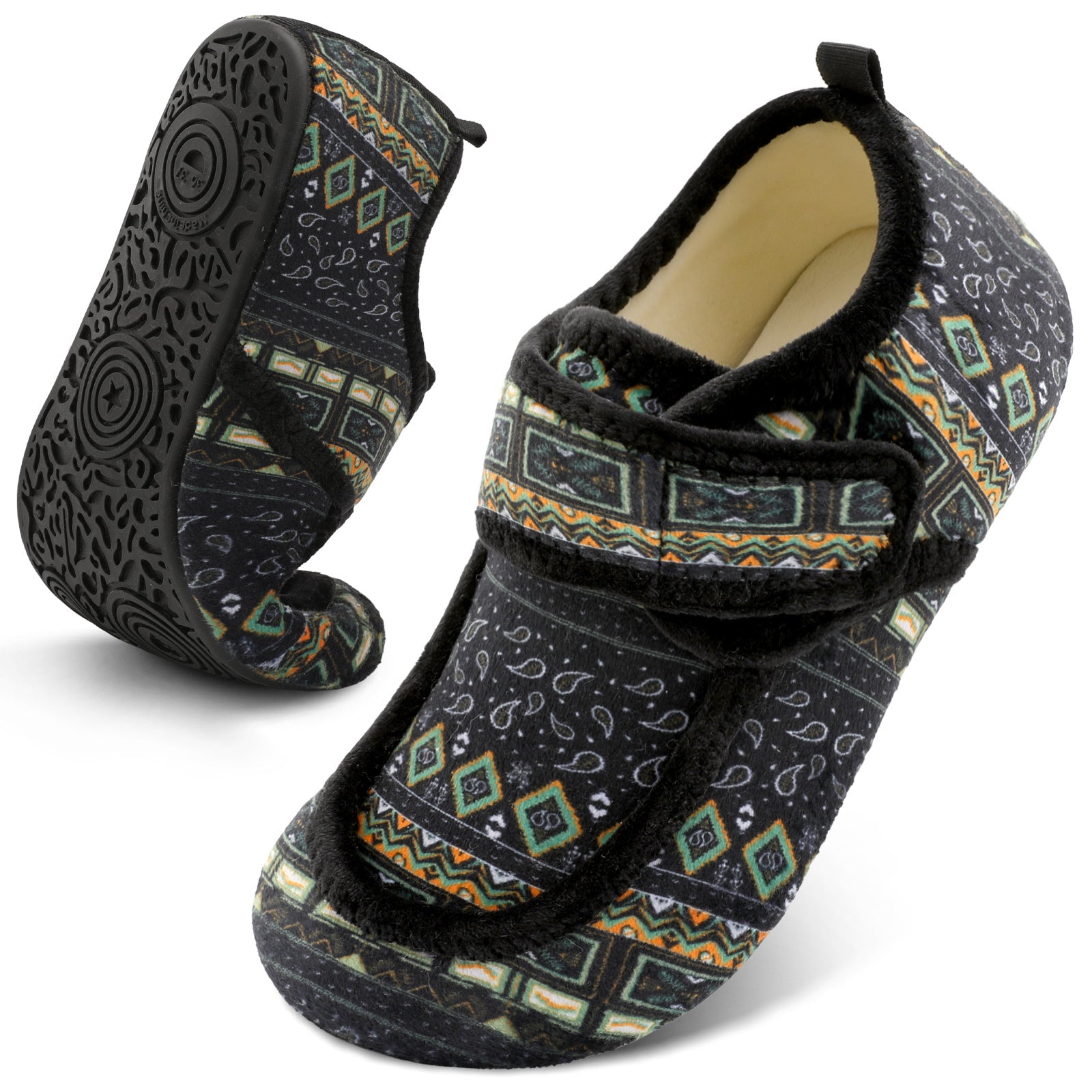 Adult Blackboho Slippers A
