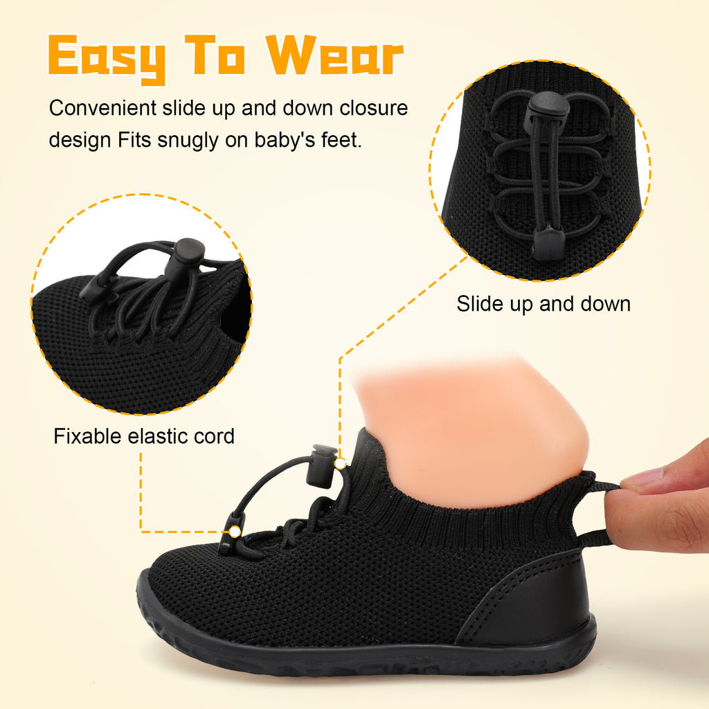 Toddler Black Running Shoes