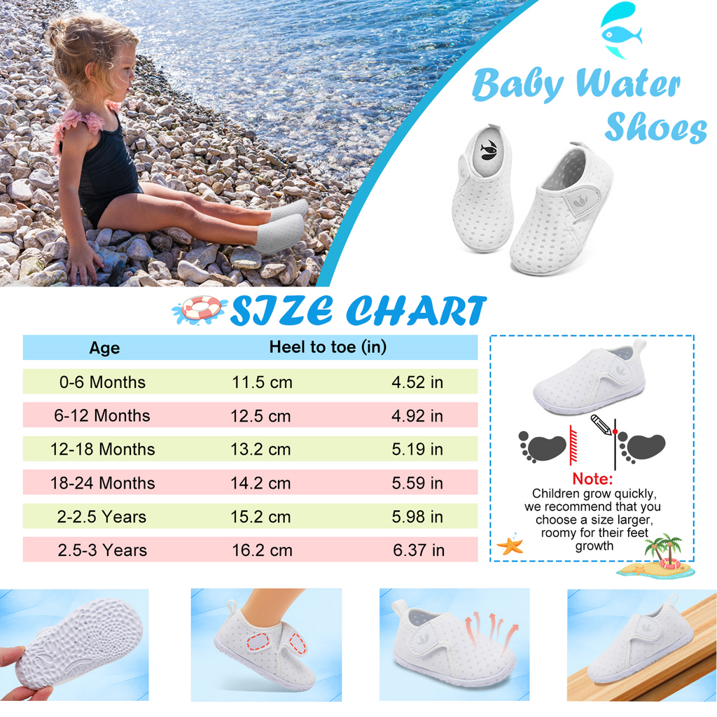 Baby Blueblack Water shoe B