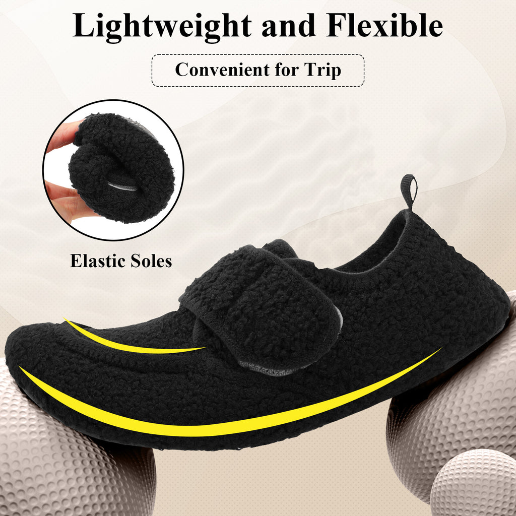 Adult Black Slippers A