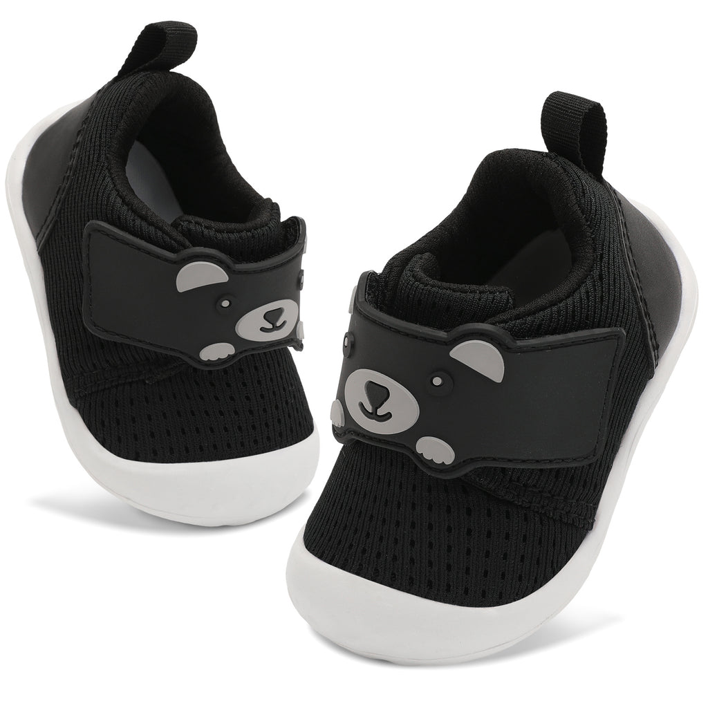 Baby Black Running Shoes