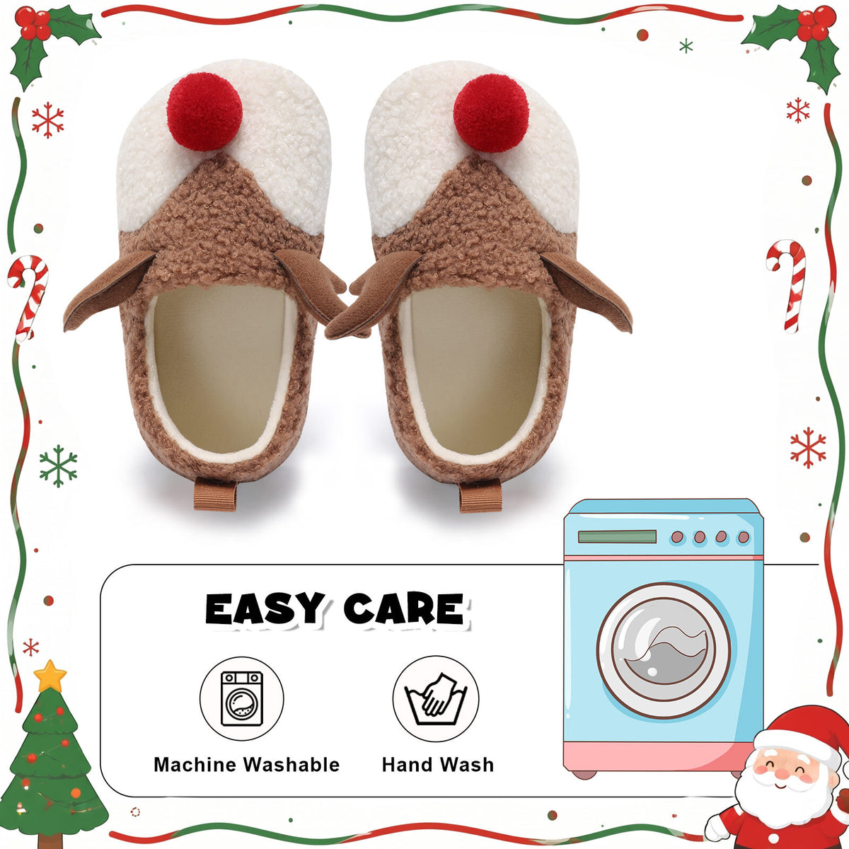 Kid Brown Slippers C