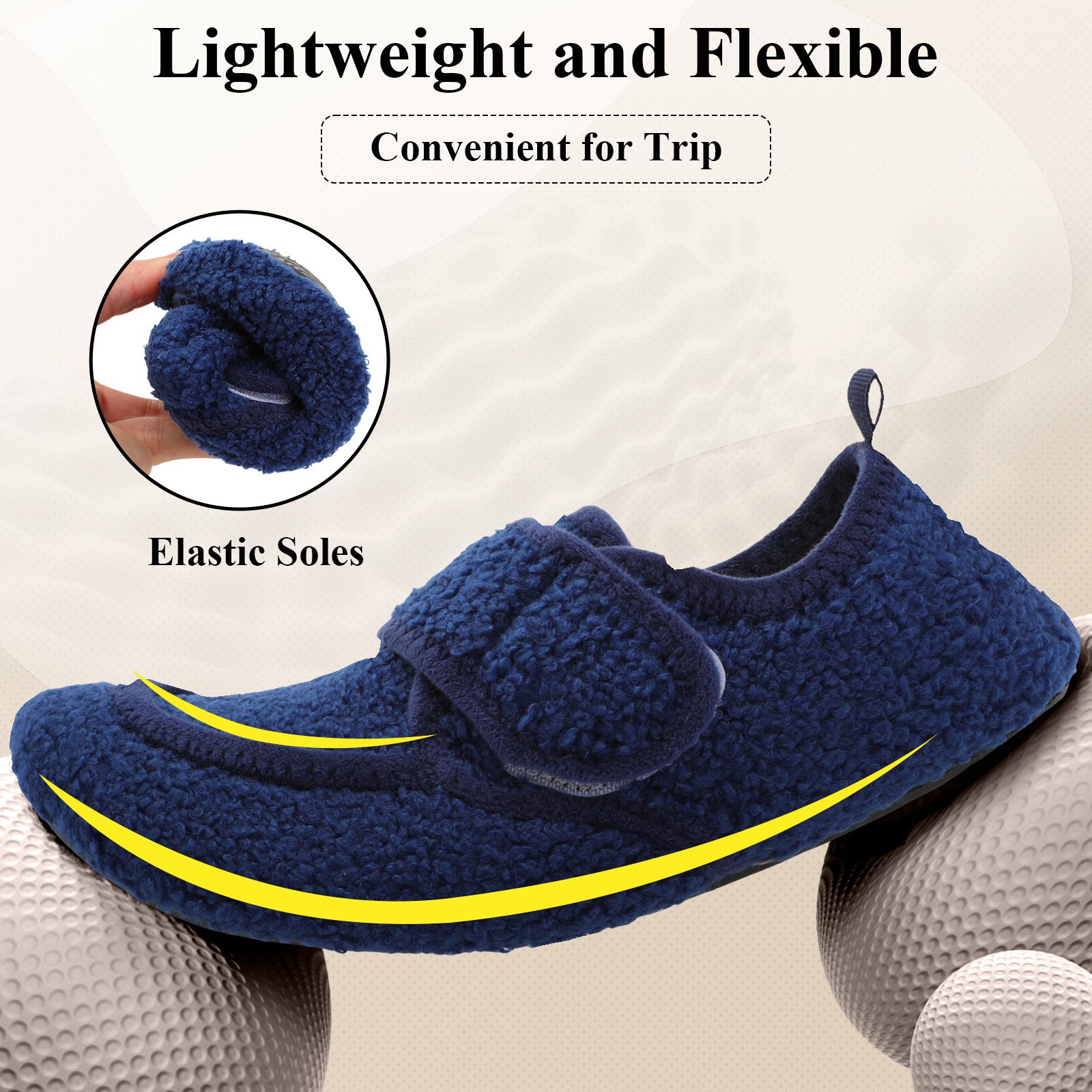 Adult Blue Slippers A
