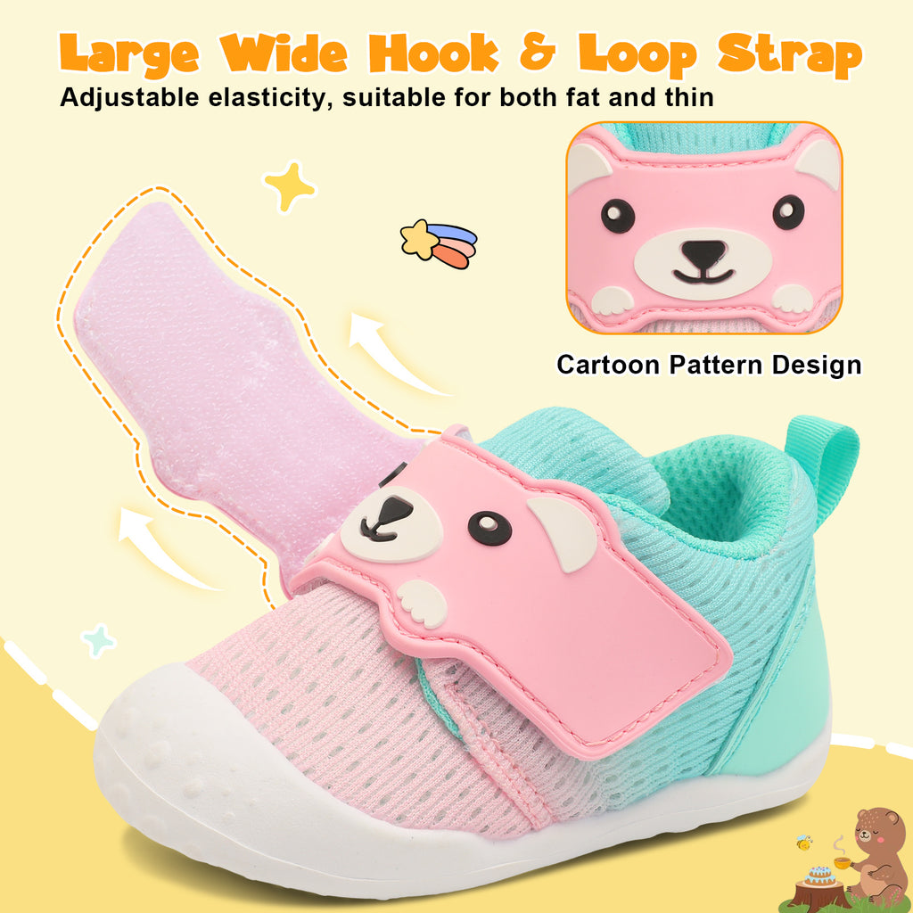 Baby PinkGreen Running Shoes