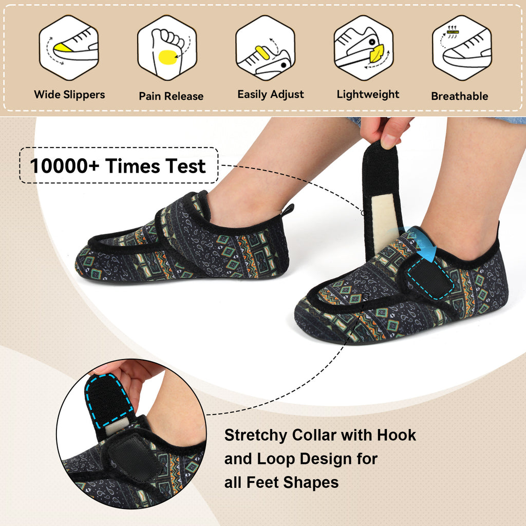 Adult Blackboho Slippers A