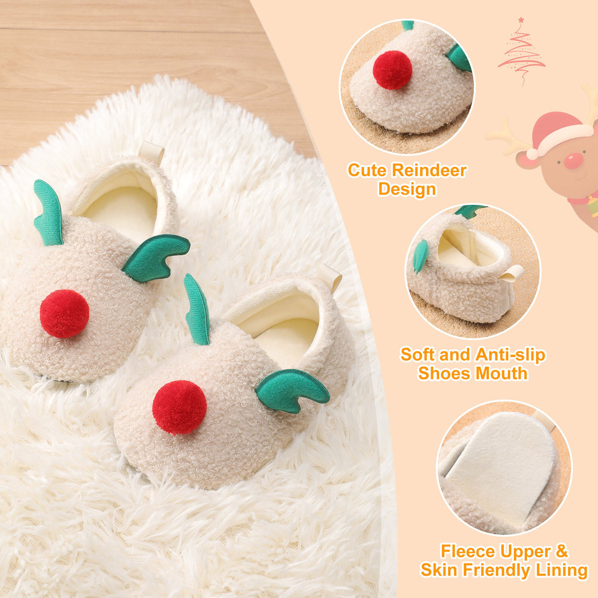 Kid Beige Slippers C