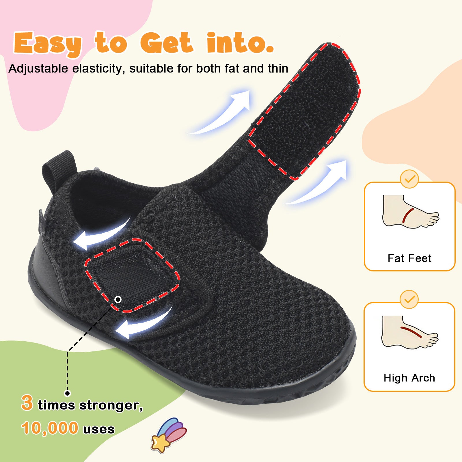 Baby Black Walk shoe E