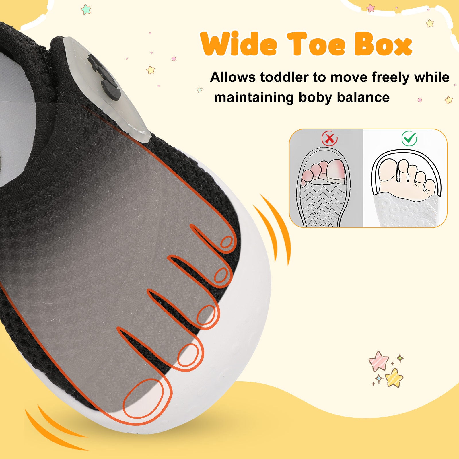 Baby Black Walk shoe 24Q2DA1707
