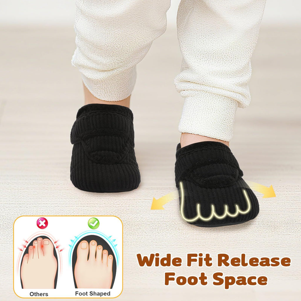 Kid AllBlack Slipper A