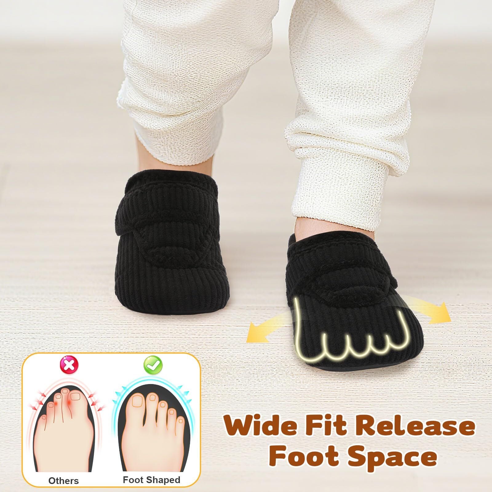 Kid AllBlack Slipper A