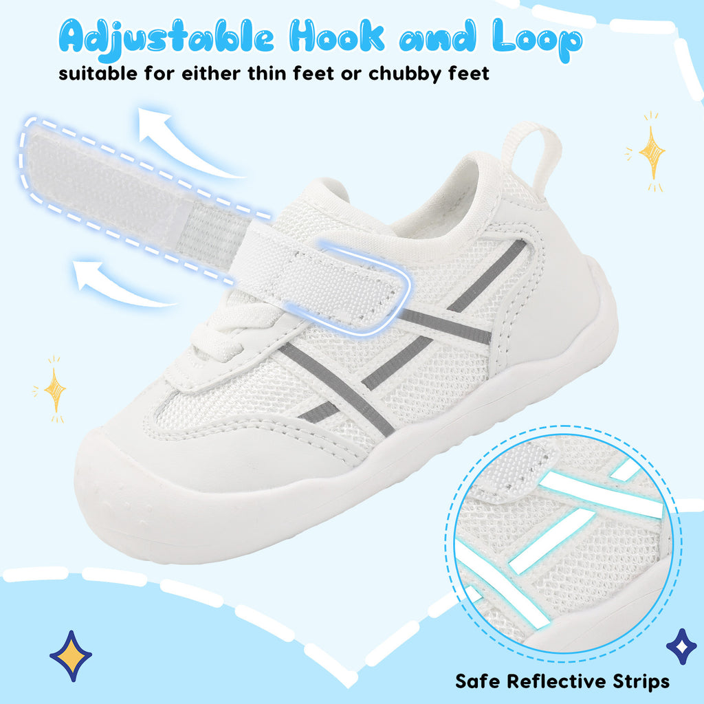 Baby White Running Shoes