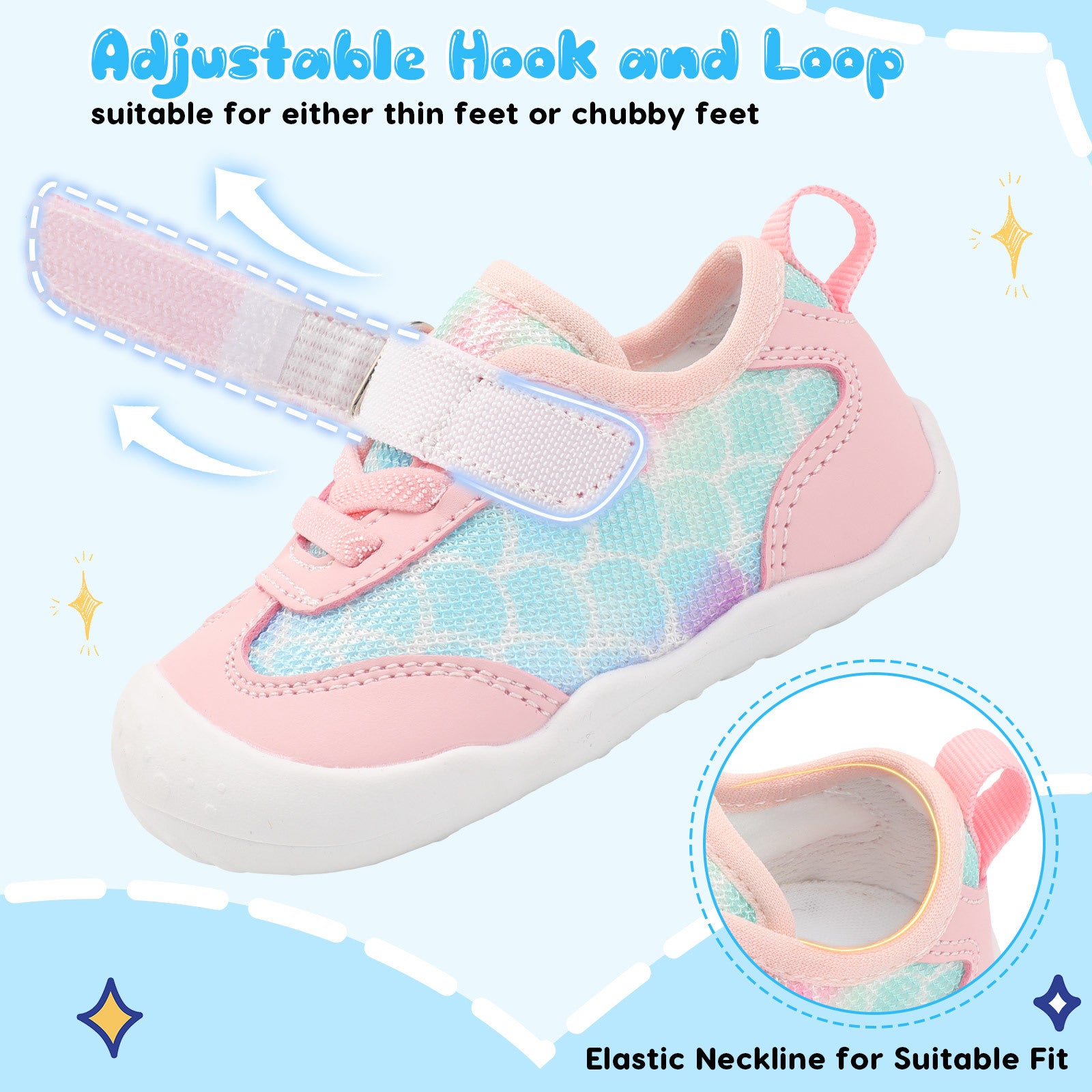 Baby PinkMermaid Running Shoes