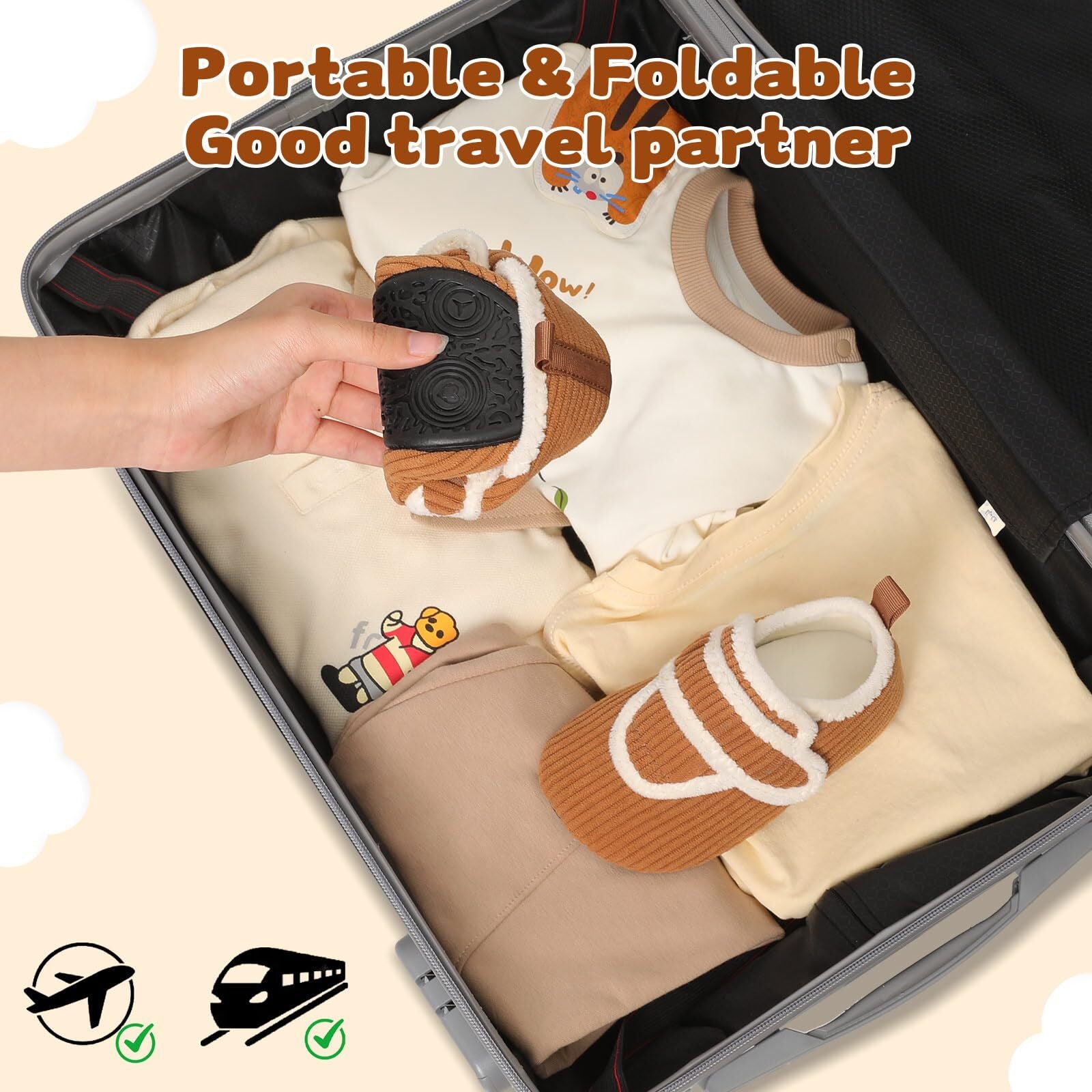 Kid Brown Slipper A