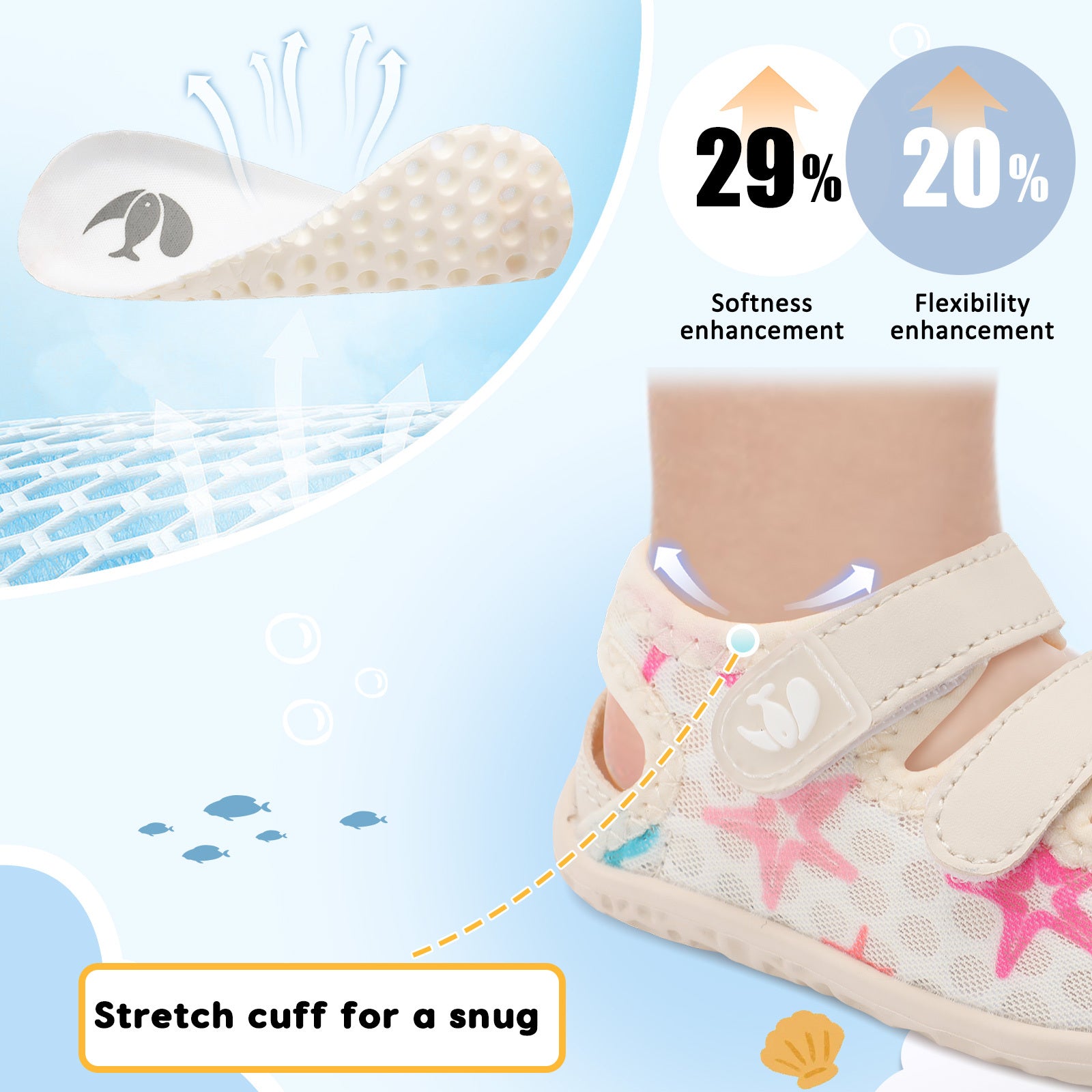 Baby Beige Starfish Water shoe B