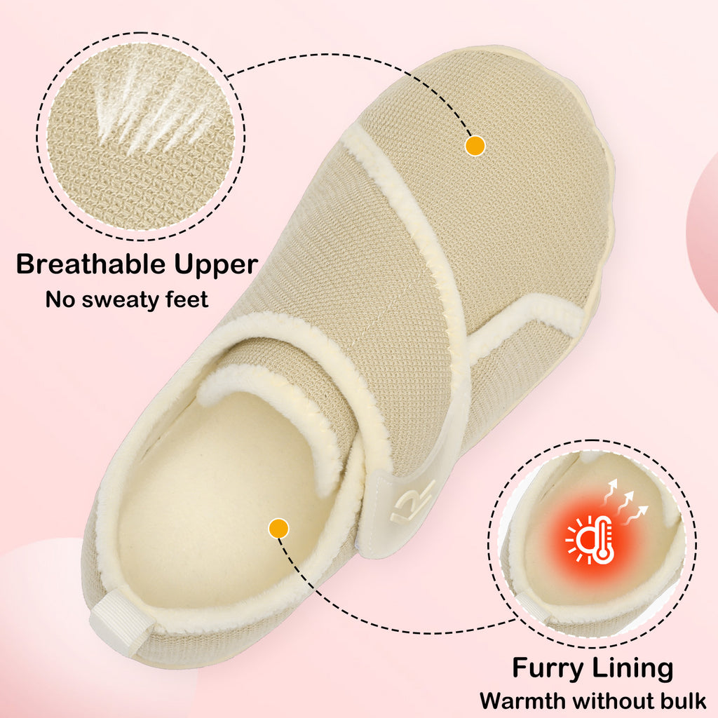 Women Beige House Shoes A