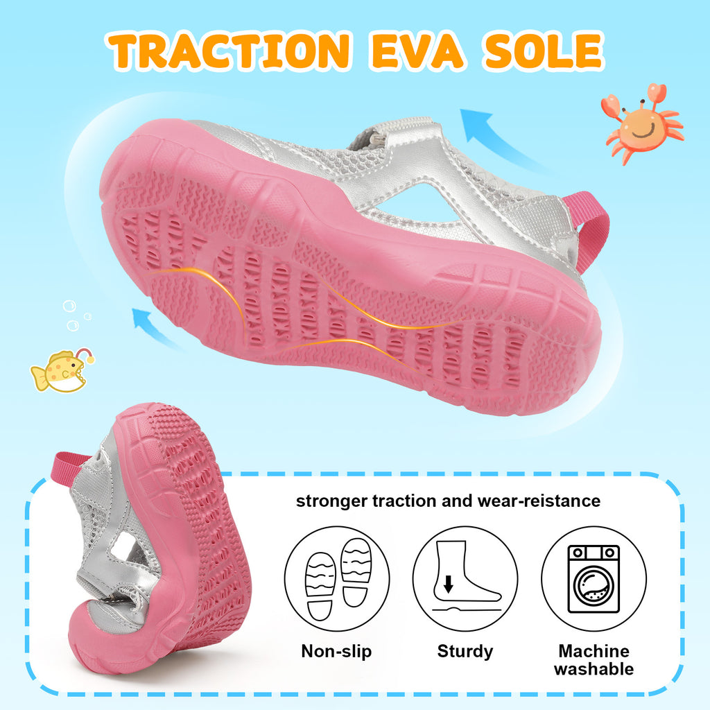 Kid Silvery Water shoe D