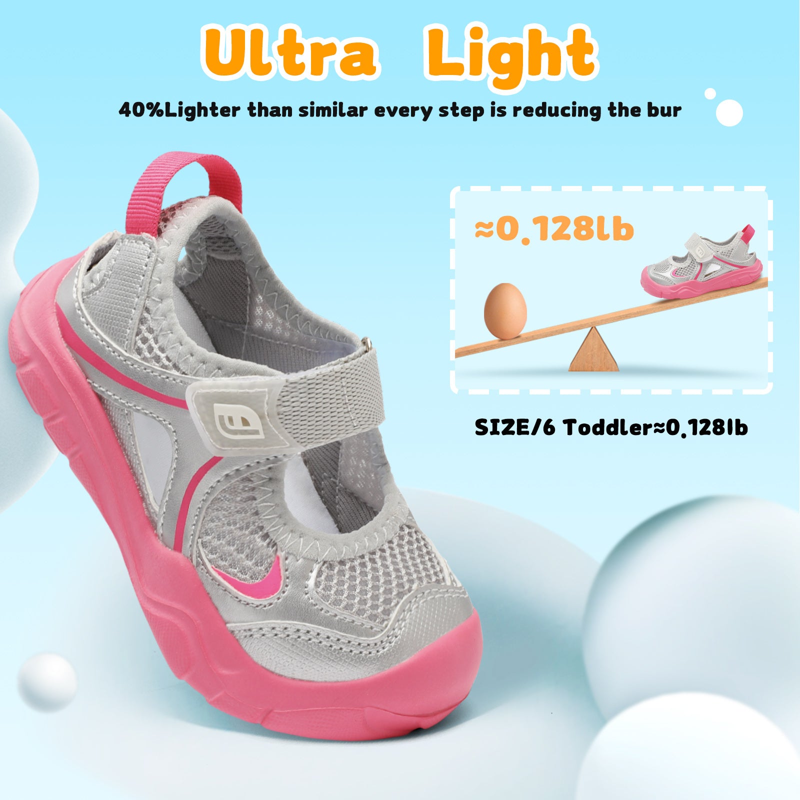 Kid Silvery Water shoe D